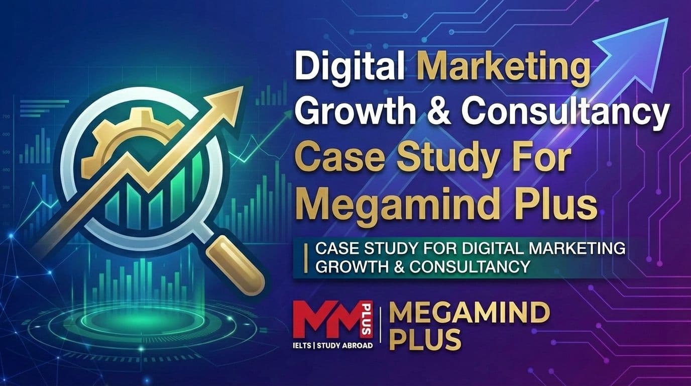 Digital Marketing Growth & Consultancy Case Study For Megamind Plus