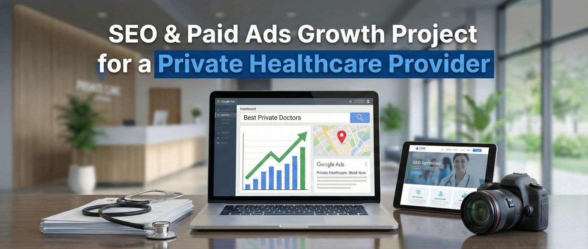 SEO & Paid Ads Growth Project for a Private Healthcare Provider